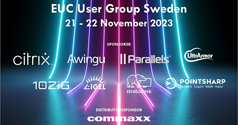 Welcome to the Citrix & EUC User Group Conference 2023 in Stockholm.